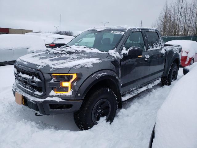 1FTFW1RG2JFA07108 - 2018 FORD F150 RAPTOR CHARCOAL photo 1