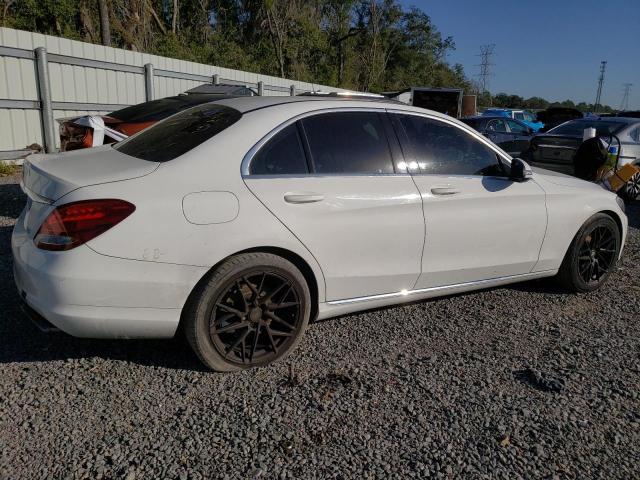 55SWF4JB1FU091739 - 2015 MERCEDES-BENZ C 300 WHITE photo 3