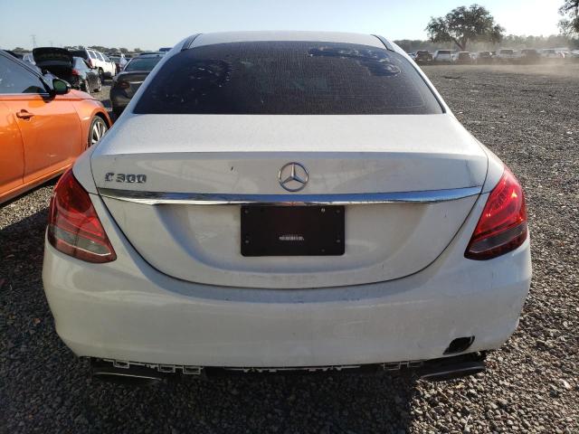 55SWF4JB1FU091739 - 2015 MERCEDES-BENZ C 300 WHITE photo 6