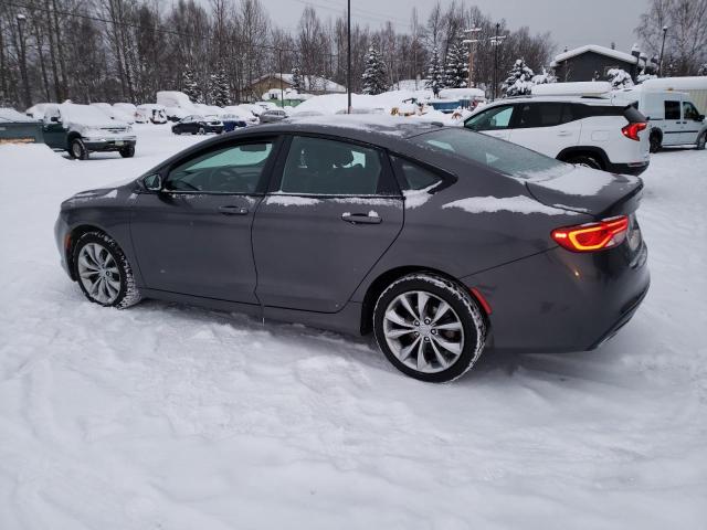 1C3CCCDG8FN740361 - 2015 CHRYSLER 200 S GRAY photo 2