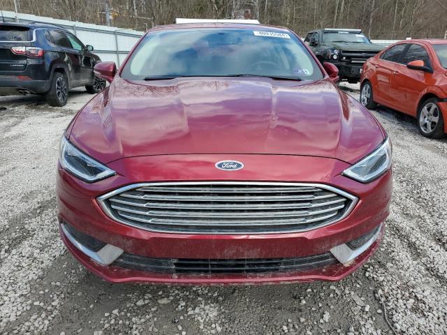 3FA6P0HD0JR230478 - 2018 FORD FUSION SE RED photo 5