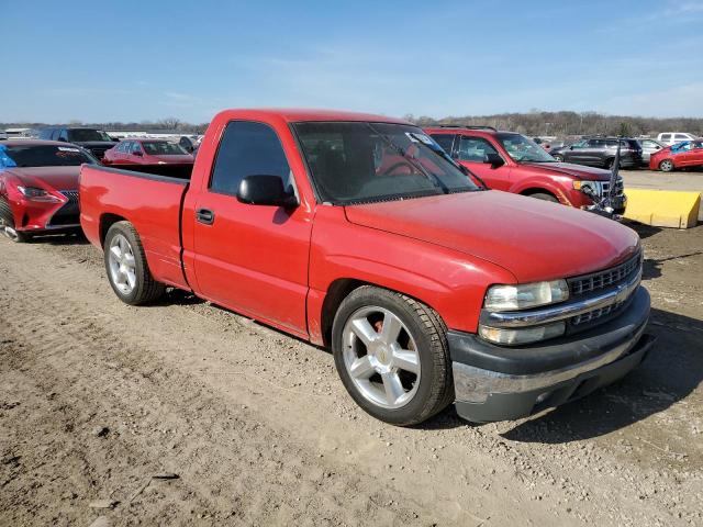 1GCEC14W7XZ208223 - 1999 CHEVROLET SILVERADO C1500 RED photo 4