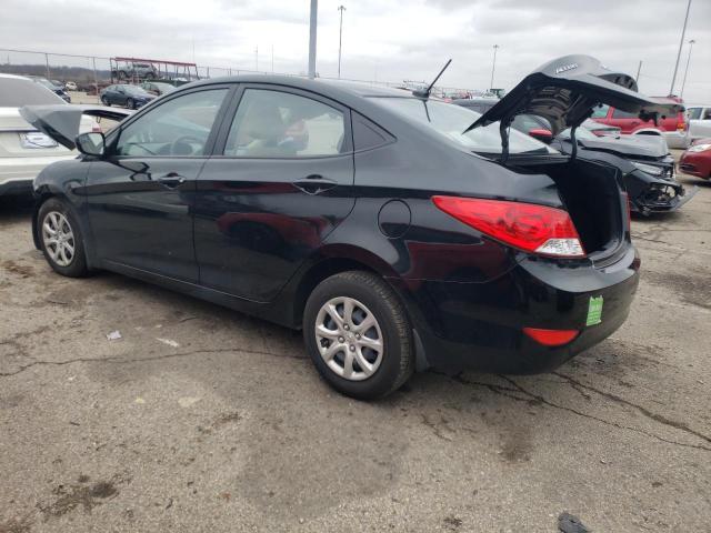 KMHCT4AEXEU768599 - 2014 HYUNDAI ACCENT GLS BLACK photo 2