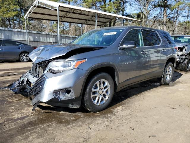 1GNERFKW1MJ231612 - 2021 CHEVROLET TRAVERSE LS GRAY photo 1