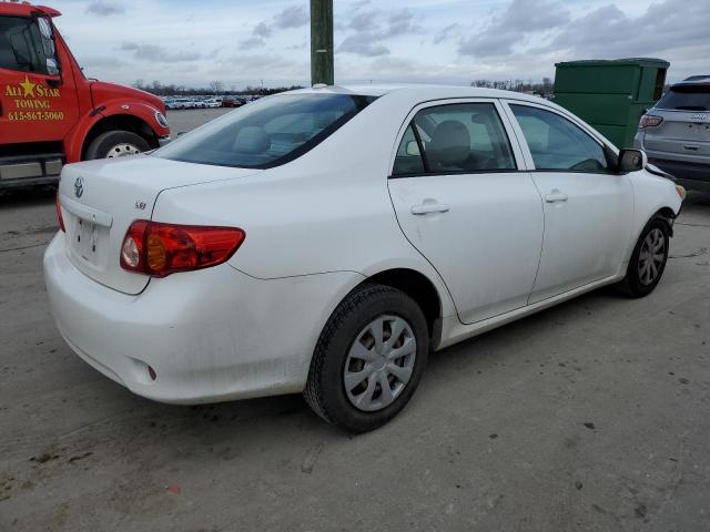 2T1BU40E29C144765 - 2009 TOYOTA COROLLA BASE WHITE photo 3