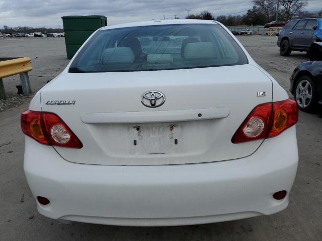 2T1BU40E29C144765 - 2009 TOYOTA COROLLA BASE WHITE photo 6