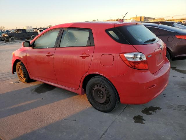 2T1KU40E09C062470 - 2009 TOYOTA COROLLA MA RED photo 2