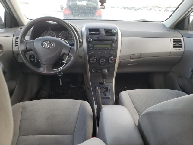 2T1BU4EE5AC363703 - 2010 TOYOTA COROLLA BASE SILVER photo 8