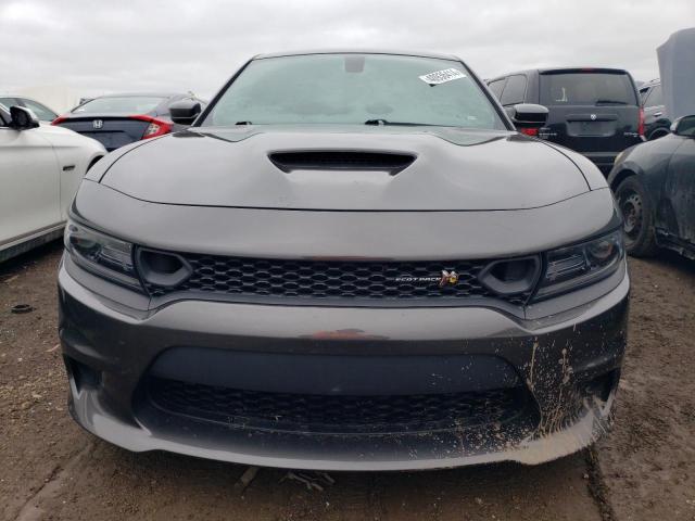 2C3CDXGJ7KH613129 - 2019 DODGE CHARGER SCAT PACK GRAY photo 5