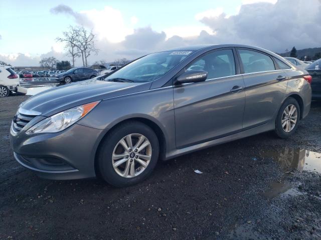 5NPEB4AC1EH906619 - 2014 HYUNDAI SONATA GLS GRAY photo 1