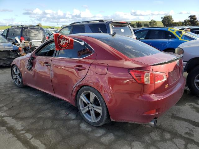 JTHBF5C24C5171874 - 2012 LEXUS IS 250 RED photo 2