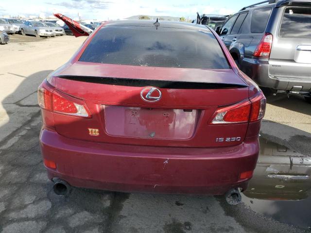 JTHBF5C24C5171874 - 2012 LEXUS IS 250 RED photo 6