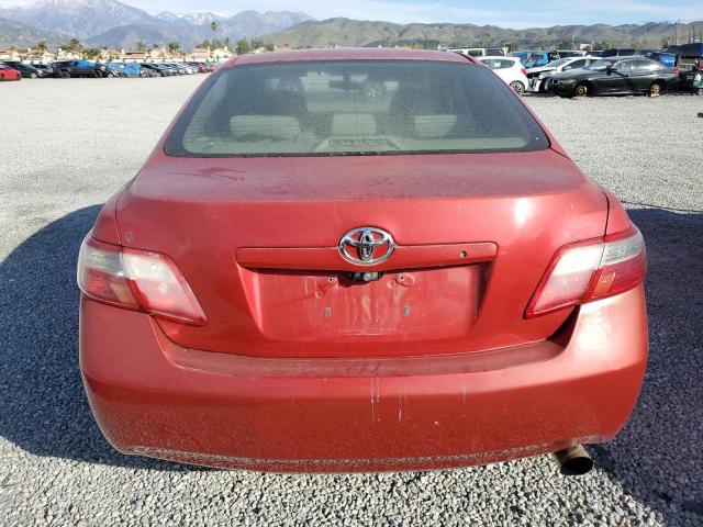 4T4BE46K27R004162 - 2007 TOYOTA CAMRY CE RED photo 6