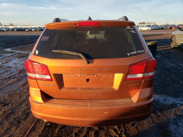 3D4PG9FG9BT509922 - 2011 DODGE JOURNEY LUX ORANGE photo 6