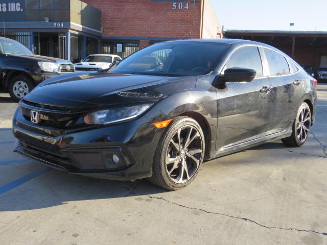 2HGFC2F86MH557234 - 2021 HONDA CIVIC SPORT Schwarz Foto 2