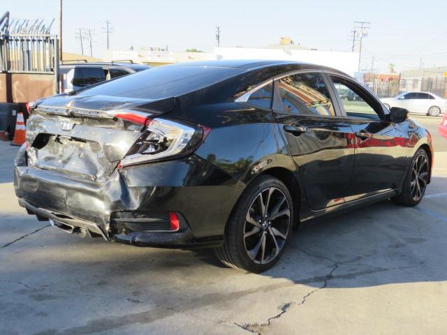 2HGFC2F86MH557234 - 2021 HONDA CIVIC SPORT BLACK photo 3