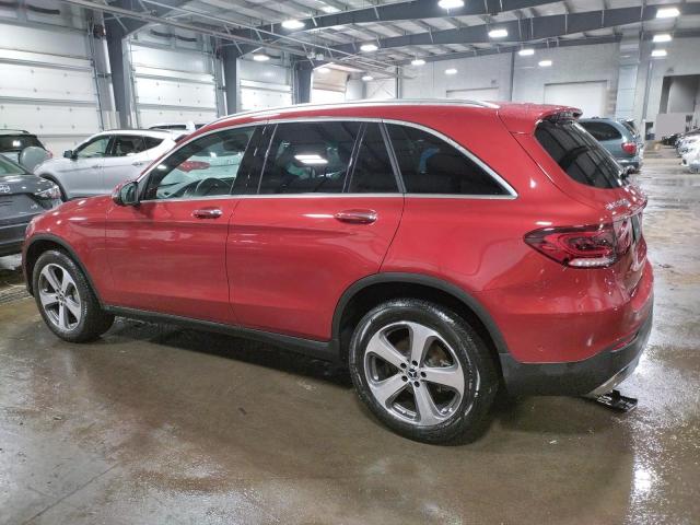 W1N0G8EB8NG091711 - 2022 MERCEDES-BENZ GLC 300 4MATIC RED photo 2