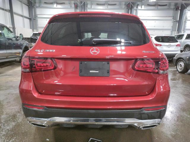 W1N0G8EB8NG091711 - 2022 MERCEDES-BENZ GLC 300 4MATIC RED photo 6