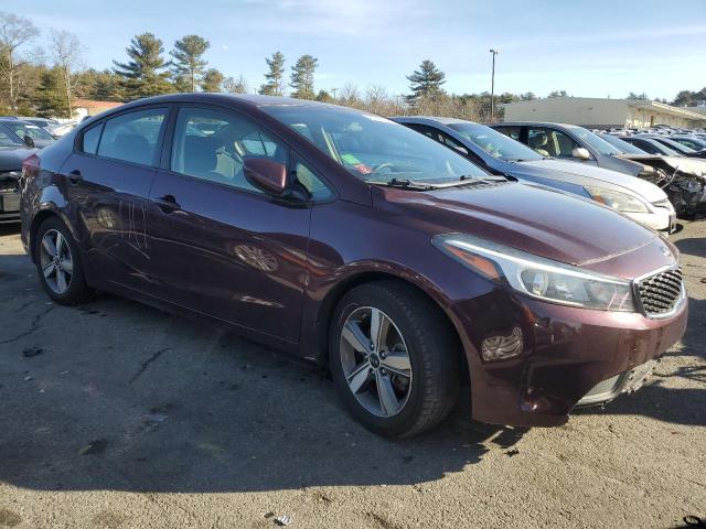 3KPFL4A75JE215449 - 2018 KIA FORTE LX MAROON photo 4