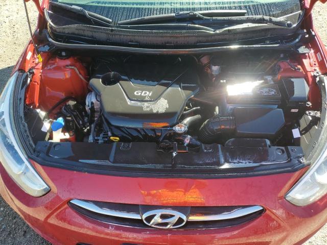 KMHCT4AE6FU793503 - 2015 HYUNDAI ACCENT GLS RED photo 11