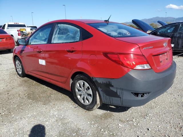 KMHCT4AE6FU793503 - 2015 HYUNDAI ACCENT GLS RED photo 2