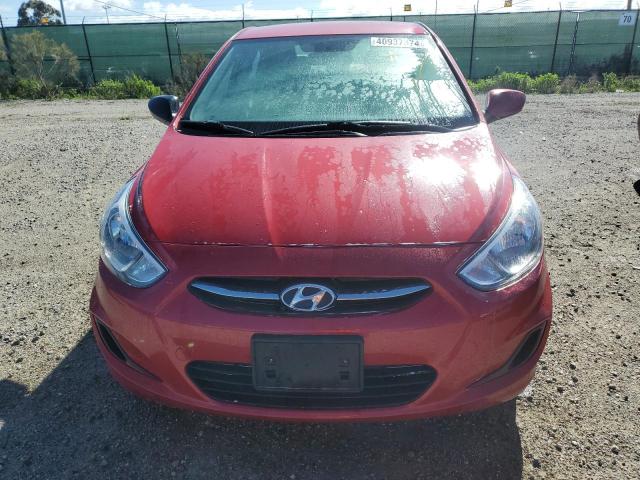 KMHCT4AE6FU793503 - 2015 HYUNDAI ACCENT GLS RED photo 5