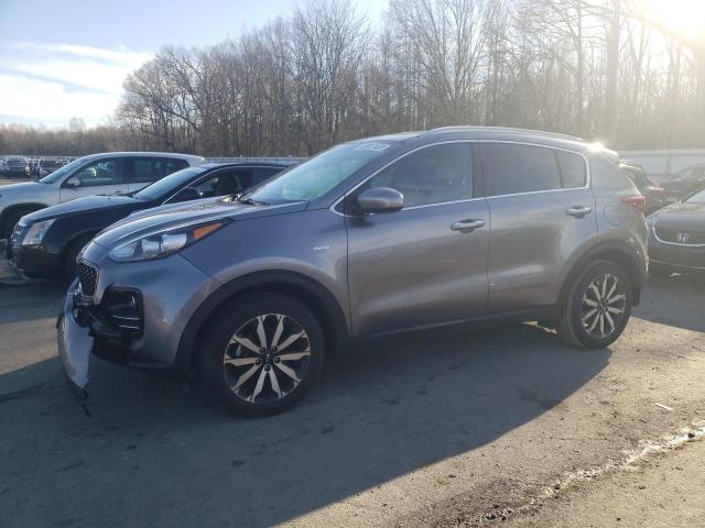 KNDPNCAC3H7163528 - 2017 KIA SPORTAGE EX GRAY photo 1