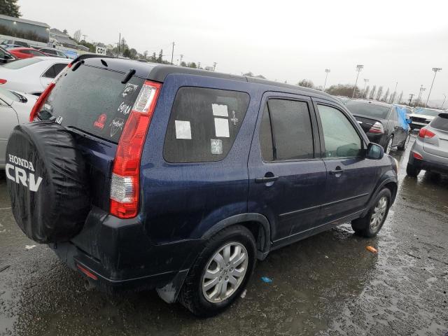 JHLRD78806C020497 - 2006 HONDA CR-V EX BLUE photo 3