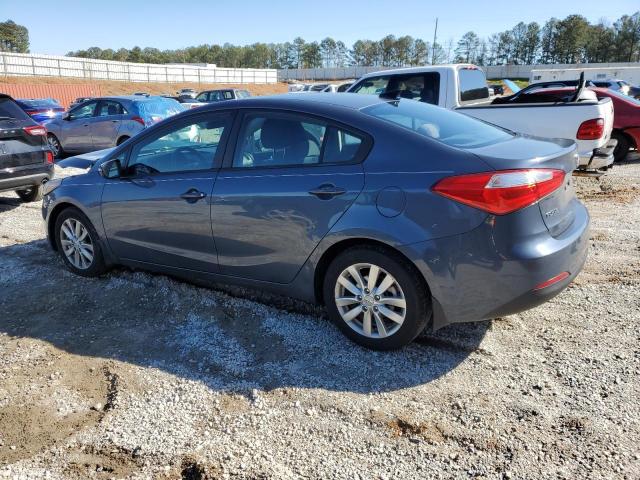 KNAFX4A66E5120554 - 2014 KIA FORTE LX GRAY photo 2