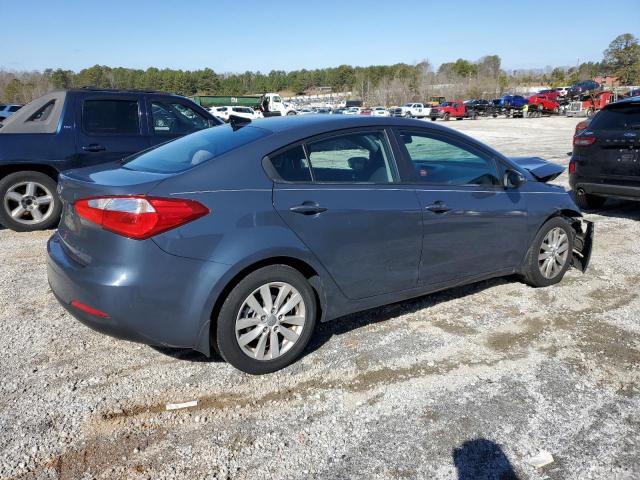 KNAFX4A66E5120554 - 2014 KIA FORTE LX GRAY photo 3