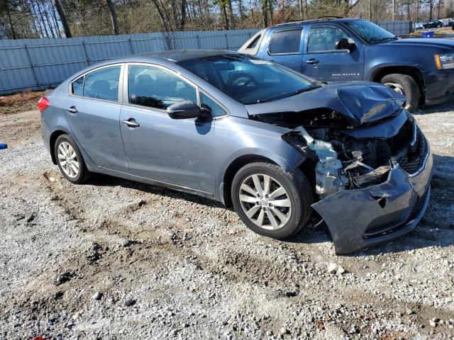 KNAFX4A66E5120554 - 2014 KIA FORTE LX GRAY photo 4