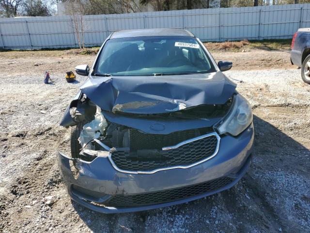 KNAFX4A66E5120554 - 2014 KIA FORTE LX GRAY photo 5