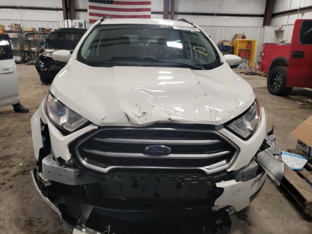MAJ3P1TE4JC215568 - 2018 FORD ECOSPORT SE Biały zdjęcie 5