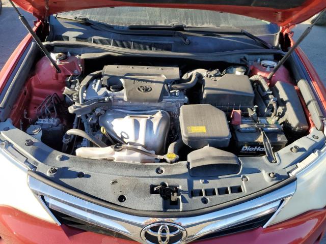 4T4BF1FK8CR247450 - 2012 TOYOTA CAMRY BASE RED photo 11