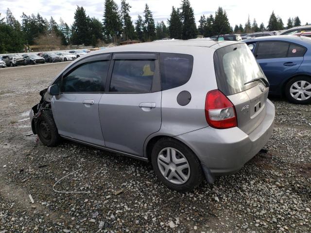 JHMGD37418S001265 - 2008 HONDA FIT SILVER photo 2