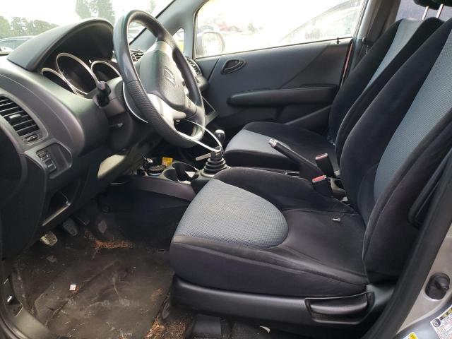 JHMGD37418S001265 - 2008 HONDA FIT SILVER photo 7