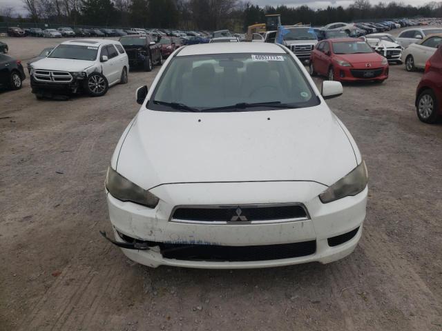 JA32U2FU6BU037731 - 2011 MITSUBISHI LANCER ES/ES SPORT WHITE photo 5