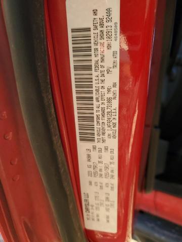 1J4FA24129L731086 - 2009 JEEP WRANGLER X RED photo 12