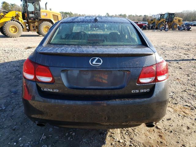 JTHBE96S580033237 - 2008 LEXUS GS 350 GRAY photo 6