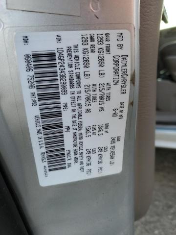 1D4GP24343B290099 - 2003 DODGE GRAND CARA SE GRAY photo 13