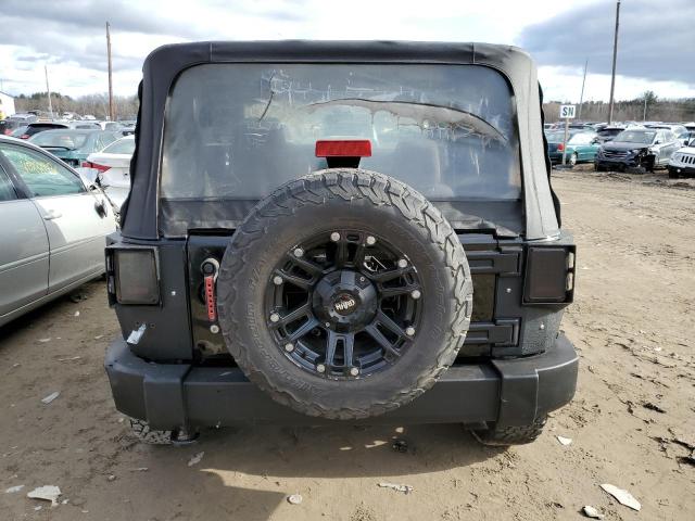 1C4AJWAG8HL626552 - 2017 JEEP WRANGLER S BLACK photo 6