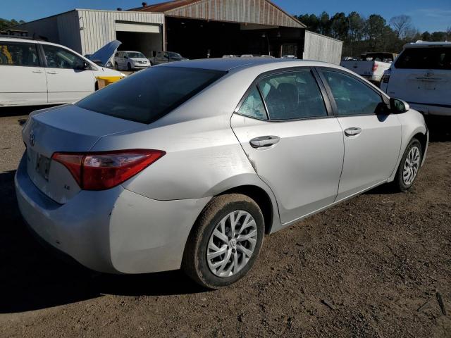 5YFBURHE8HP631503 - 2017 TOYOTA COROLLA L SILVER photo 3