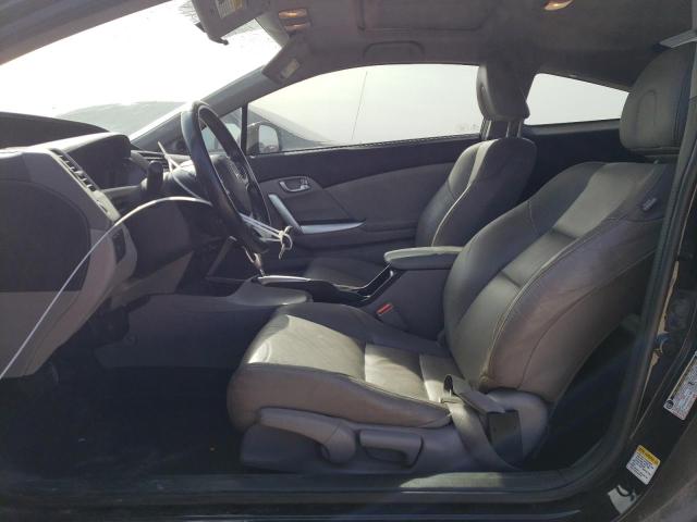 2HGFG3B00CH505574 - 2012 HONDA CIVIC EXL შავი ფოტო 7