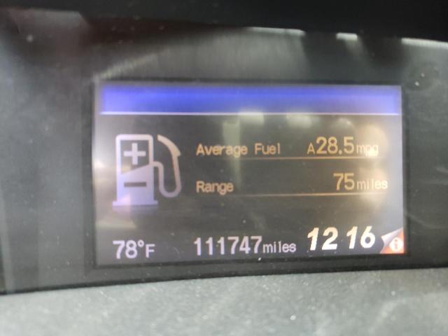 2HGFG3B00CH505574 - 2012 HONDA CIVIC EXL შავი ფოტო 9