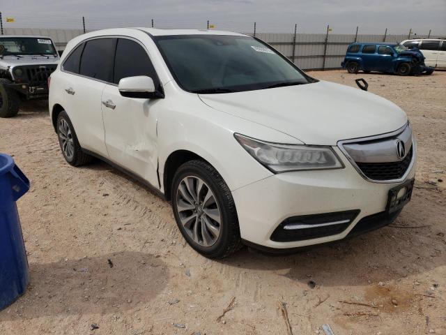 5FRYD4H40EB048238 - 2014 ACURA MDX TECHNOLOGY WHITE photo 4