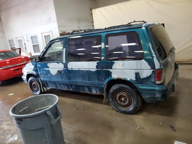 2B4GH2535SR385633 - 1995 DODGE CARAVAN GREEN photo 2