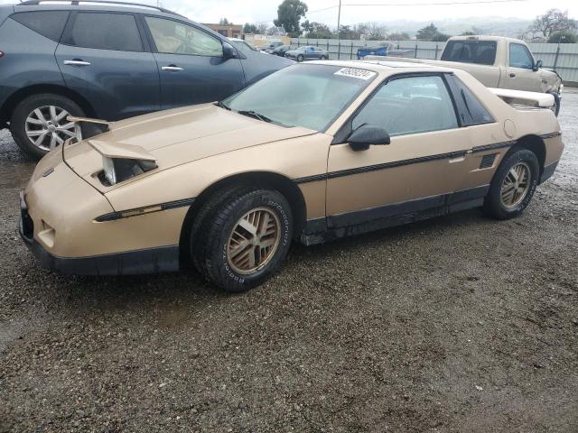 1G2PF3799GP220827 - 1986 PONTIAC FIERO SE TAN photo 1