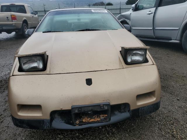 1G2PF3799GP220827 - 1986 PONTIAC FIERO SE TAN photo 5