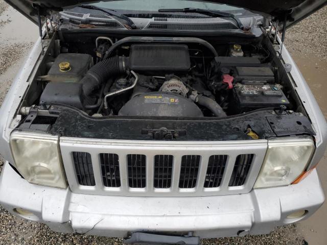 1J8HH48N96C253689 - 2006 JEEP COMMANDER SILVER photo 12