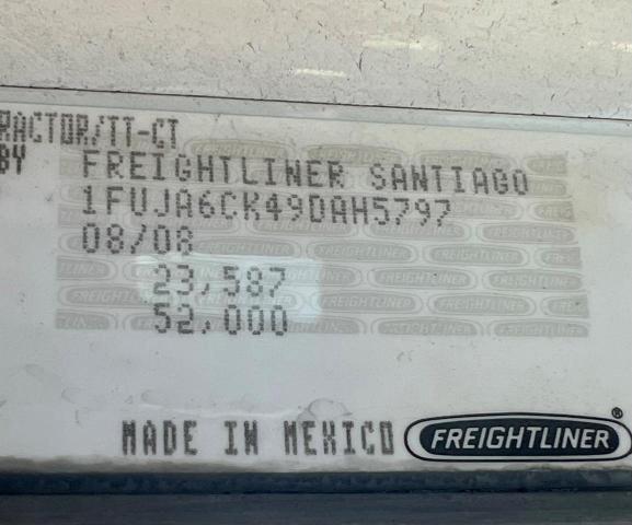 1FUJA6CK49DAH5797 - 2009 FREIGHTLINER CONVENTION COLUMBIA WHITE photo 10